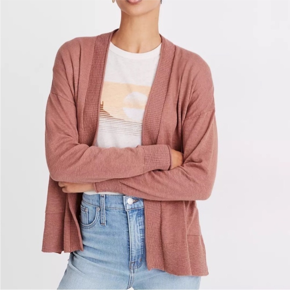 Madewell bradley open front knit cardigan size M